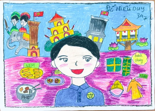 Vẽ tranh em yêu Hà Nội 39