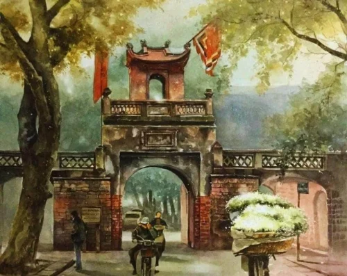 Vẽ tranh em yêu Hà Nội 46