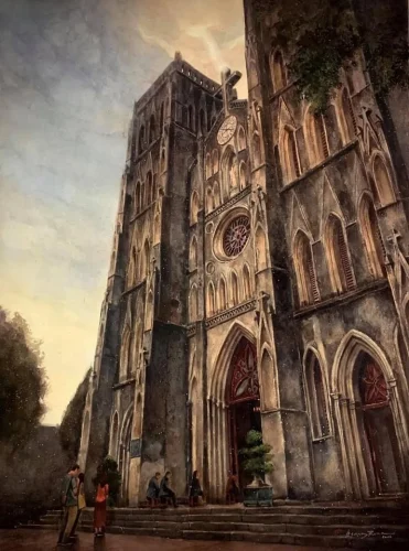 Vẽ tranh em yêu Hà Nội 59
