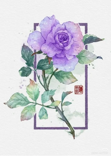 Tranh vẽ hoa 4