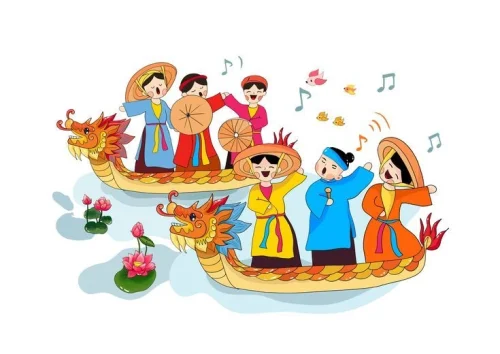 Vẽ tranh đề tài lễ hội 14