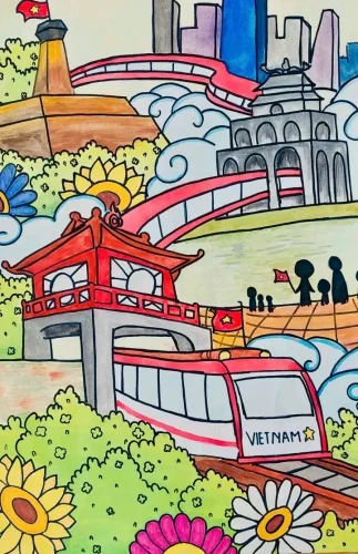 Vẽ tranh đề tài lễ hội 17