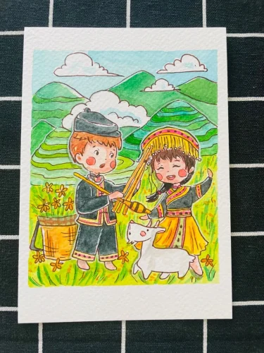 Vẽ tranh đề tài lễ hội 21