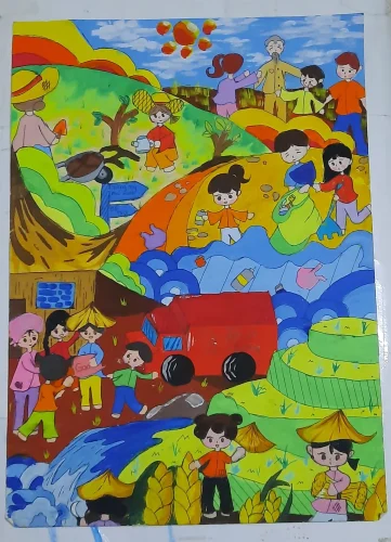Vẽ tranh đề tài lễ hội 27
