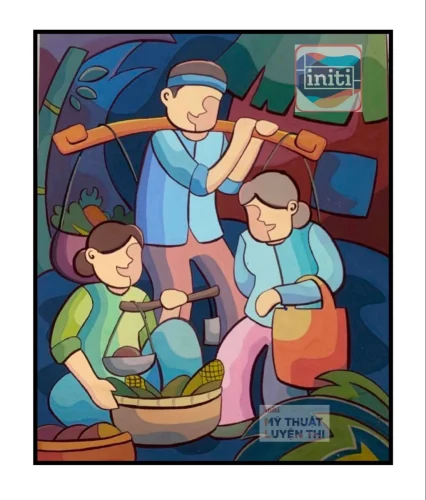 Vẽ tranh đề tài lễ hội 28