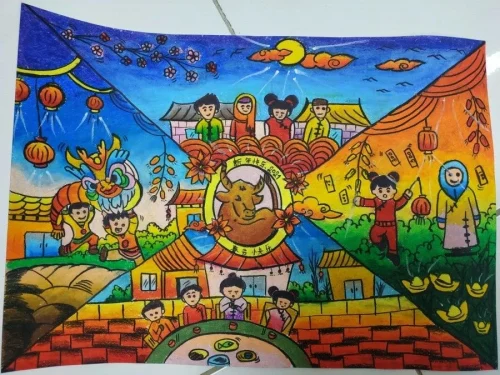 Vẽ tranh đề tài lễ hội 33