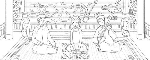 Vẽ tranh đề tài lễ hội 40