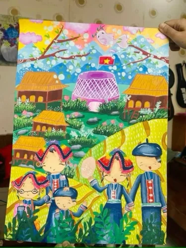 Vẽ tranh đề tài lễ hội 42