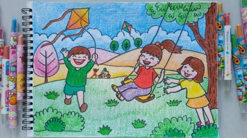 Vẽ tranh đề tài lễ hội 47