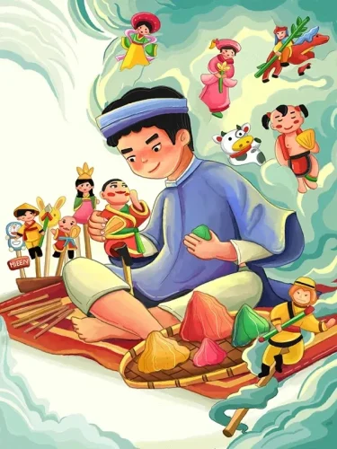 Vẽ tranh đề tài lễ hội 2