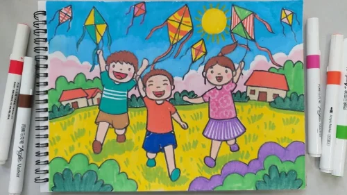 Vẽ tranh đề tài lễ hội 3