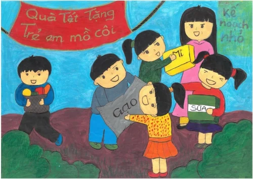 Vẽ tranh đề tài lễ hội 7