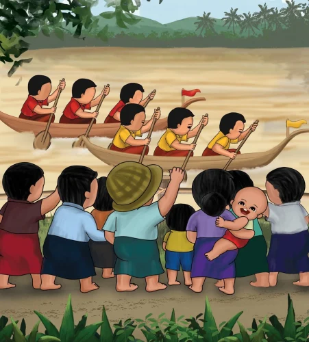 Vẽ tranh đề tài lễ hội 31