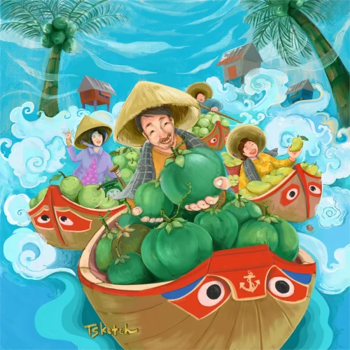 Vẽ tranh đề tài lễ hội 2