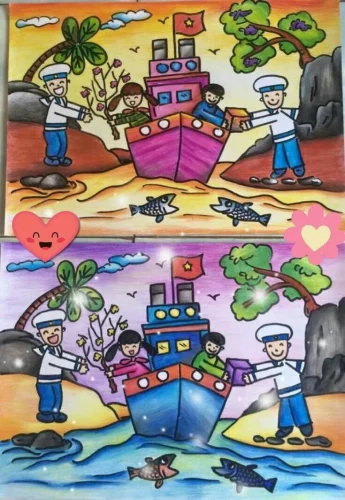 Vẽ tranh đề tài lễ hội 19