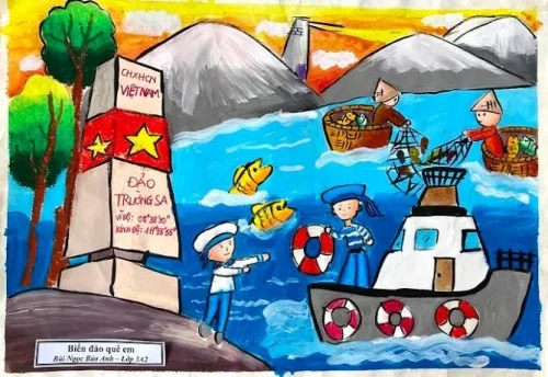 Vẽ tranh đề tài lễ hội 24