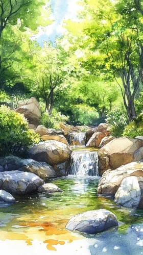 Tranh màu nước 12