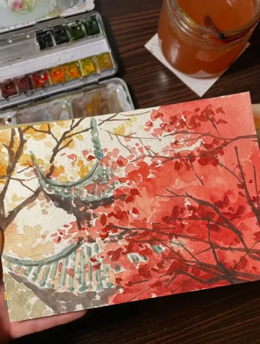 Tranh màu nước 16