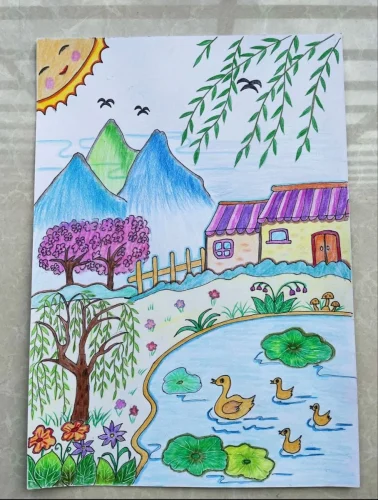 Vẽ tranh ngôi nhà 13