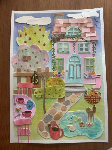 Vẽ tranh ngôi nhà 22