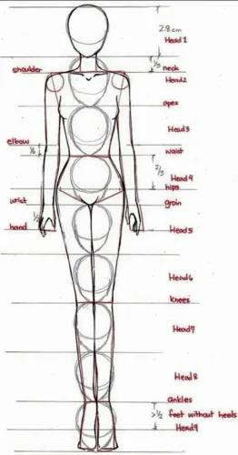 Tranh vẽ dáng người 15