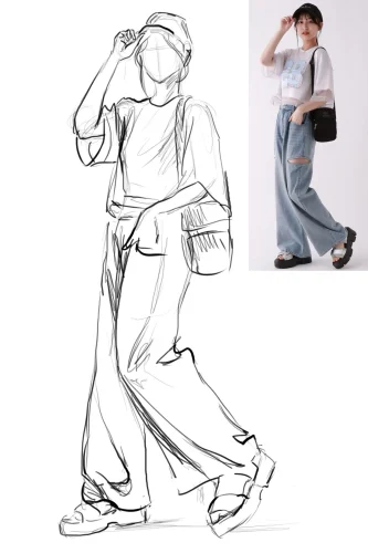 Tranh vẽ dáng người 28