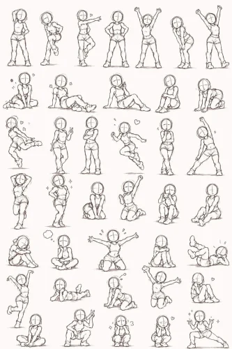 Tranh vẽ dáng người 30