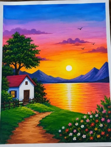 Tranh vẽ phong cảnh 30