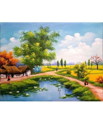 Vẽ tranh quê hương 4