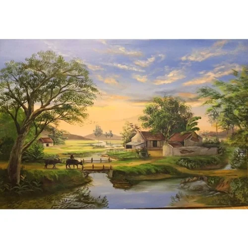 Vẽ tranh quê hương 5