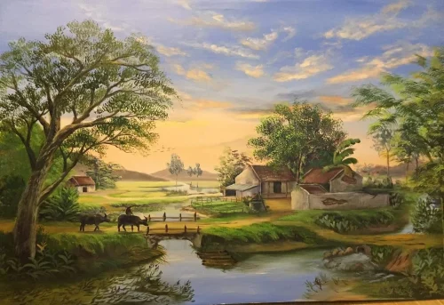 Vẽ tranh quê hương 13