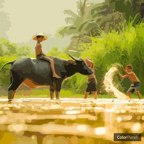 Vẽ tranh quê hương 25