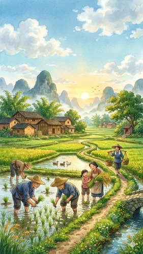 Vẽ tranh quê hương 26