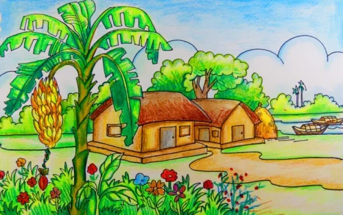 Vẽ tranh quê hương 36