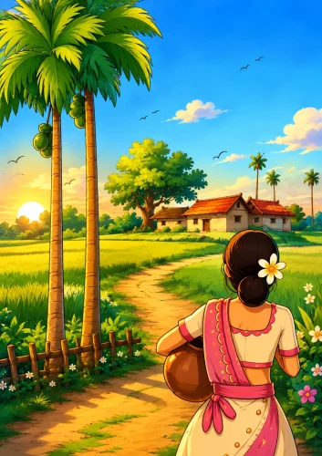 Vẽ tranh quê hương 37