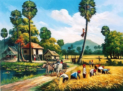 Vẽ tranh quê hương 51