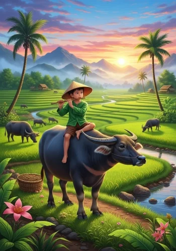 Vẽ tranh quê hương 52