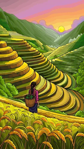 Vẽ tranh quê hương 7