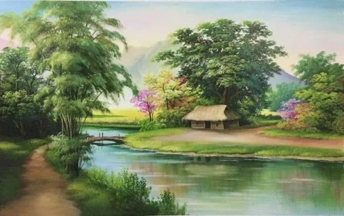 Vẽ tranh quê hương 11