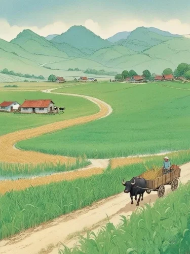Vẽ tranh quê hương 17