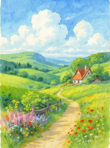 Vẽ tranh quê hương 19