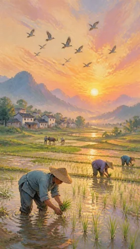 Vẽ tranh quê hương 20