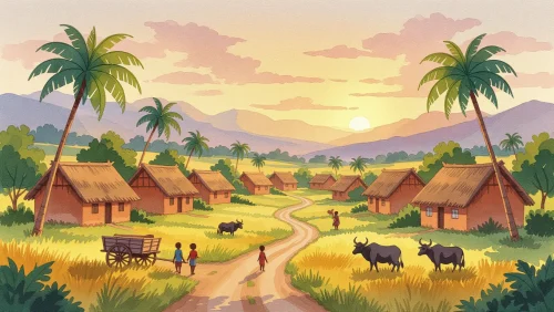 Vẽ tranh quê hương 21