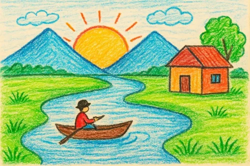 Vẽ tranh quê hương 24