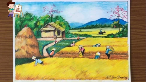 Vẽ tranh quê hương 25