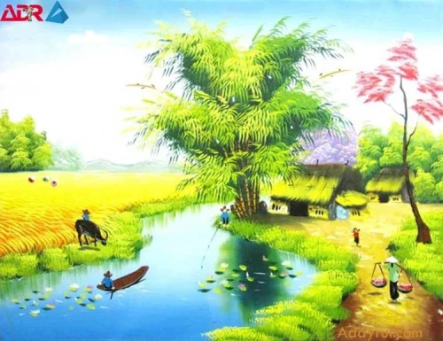 Vẽ tranh quê hương 36