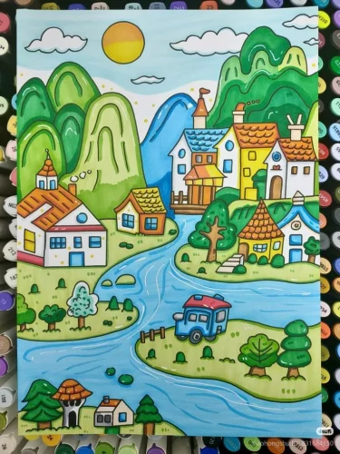 Vẽ tranh quê hương 38