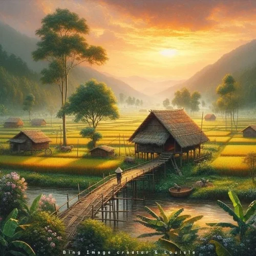 Vẽ tranh quê hương 41