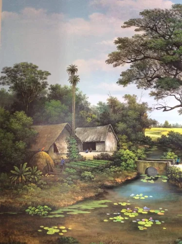 Vẽ tranh quê hương 3