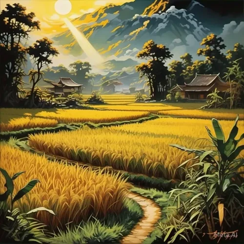 Vẽ tranh quê hương 10